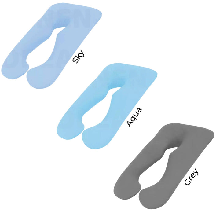 BodyHaven-UShape-Body-Pillow-Colour-Options-Grey-Sky-Aqua