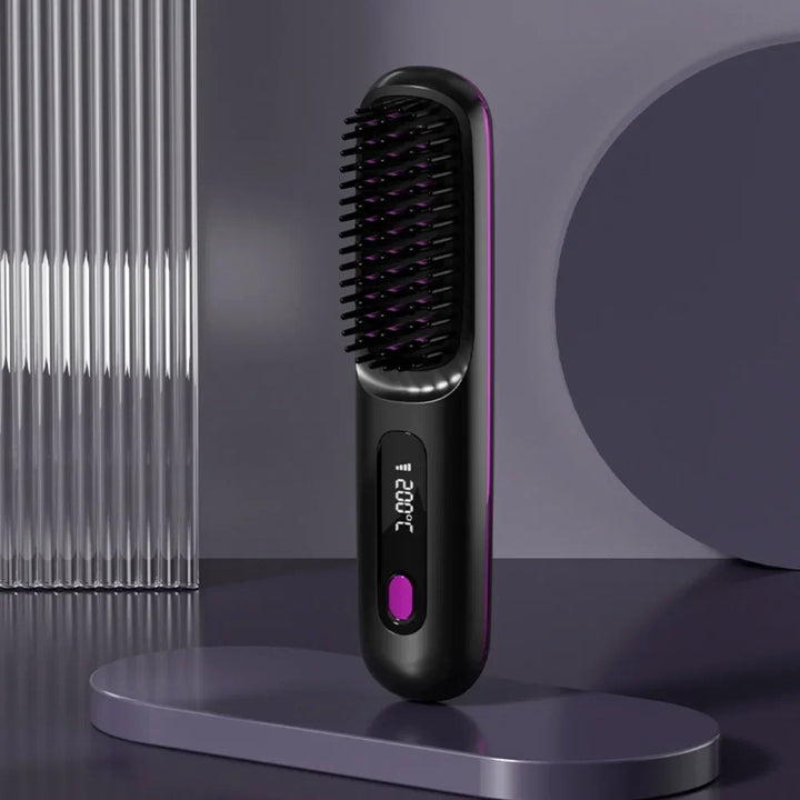 heated-hair-brush-quick-straightening